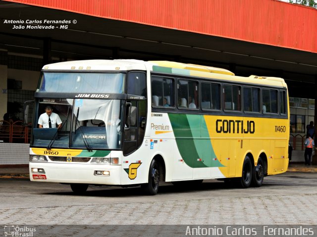 Empresa Gontijo de Transportes 11460 na cidade de João Monlevade, Minas Gerais, Brasil, por Antonio Carlos Fernandes. ID da foto: 2777870.