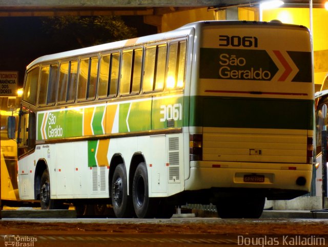 Cia. São Geraldo de Viação 3061 na cidade de Belo Horizonte, Minas Gerais, Brasil, por Douglas Kalladim. ID da foto: 2778272.