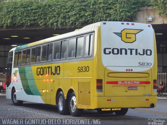 Empresa Gontijo de Transportes 5830 na cidade de Belo Horizonte, Minas Gerais, Brasil, por Wagner Gontijo Várzea da Palma-mg. ID da foto: 2777588.