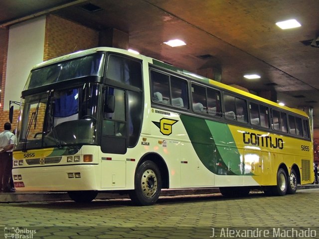 Empresa Gontijo de Transportes 5855 na cidade de Belo Horizonte, Minas Gerais, Brasil, por J. Alexandre Machado. Número da foto: #2776768.