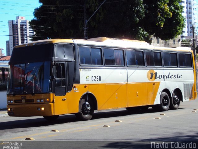 Viação Nordeste 0260 na cidade de Fortaleza, Ceará, Brasil, por Flávio Eduardo. Número da foto: #2777119.