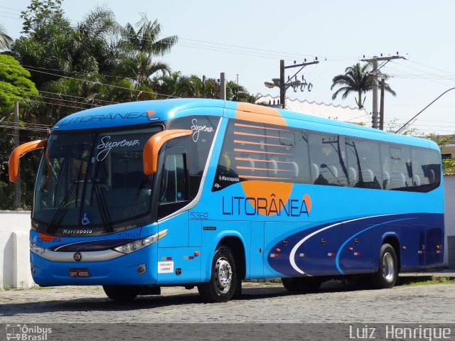 Litorânea Transportes Coletivos 5362 na cidade de São Sebastião, São Paulo, Brasil, por Luiz  Henrique. ID da foto: 2778615.