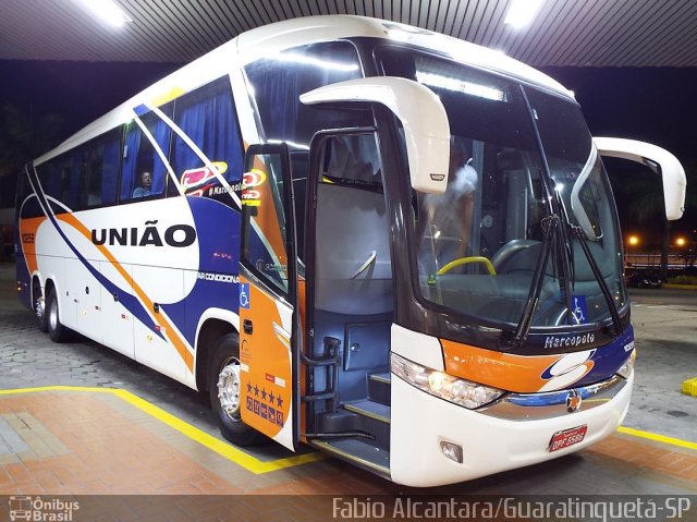 Expresso União 10259 na cidade de Guaratinguetá, São Paulo, Brasil, por Fabio Alcantara. Número da foto: #2777021.