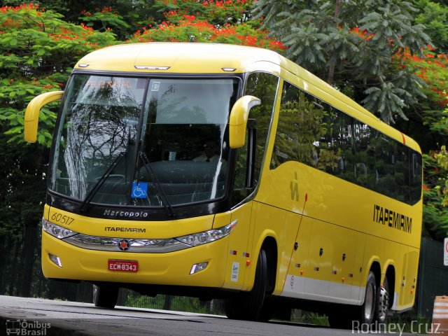 Viação Itapemirim 60517 na cidade de São Paulo, São Paulo, Brasil, por Rodney Cruz. ID da foto: 2780574.