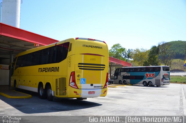 Viação Itapemirim 60815 na cidade de Guaratinguetá, São Paulo, Brasil, por Giovanini Mendes do Carmo. ID da foto: 2778995.