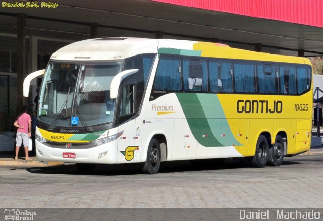 Empresa Gontijo de Transportes 18625 na cidade de João Monlevade, Minas Gerais, Brasil, por Daniel  Machado. Número da foto: #2779533.