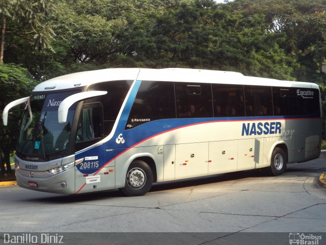 Viação Nasser 208115 na cidade de São Paulo, São Paulo, Brasil, por Douglas Jesus. ID da foto: 2779841.