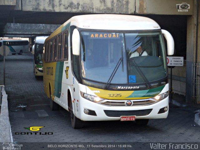 Empresa Gontijo de Transportes 3225 na cidade de Belo Horizonte, Minas Gerais, Brasil, por Valter Francisco. Número da foto: #2778987.