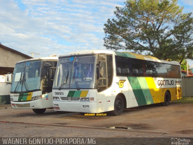 Empresa Gontijo de Transportes 3895 na cidade de Pirapora, Minas Gerais, Brasil, por Wagner Gontijo Várzea da Palma-mg. ID da foto: 2779979.