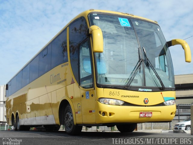 Viação Itapemirim 8615 na cidade de Rio de Janeiro, Rio de Janeiro, Brasil, por Stefano  Rodrigues dos Santos. ID da foto: 2779065.