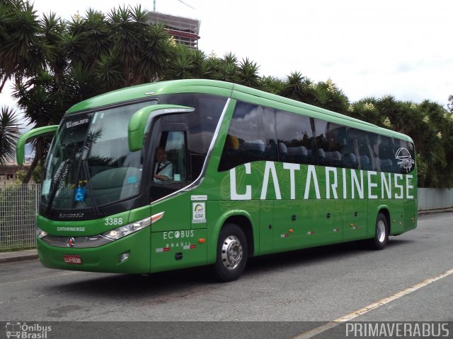 Auto Viação Catarinense 3388 na cidade de Curitiba, Paraná, Brasil, por Alexandre Rodrigo. Número da foto: #2781771.