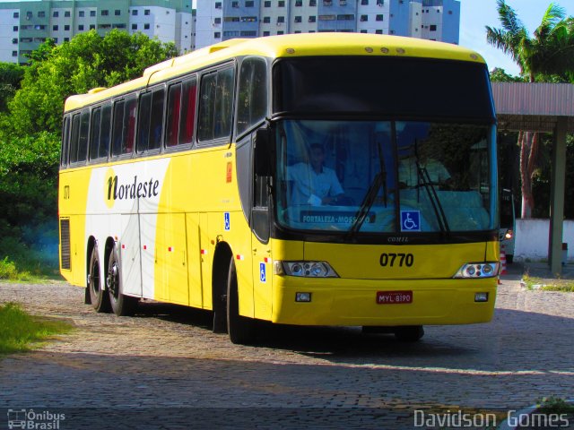 Viação Nordeste 0770 na cidade de Fortaleza, Ceará, Brasil, por Davidson  Gomes. ID da foto: 2782488.