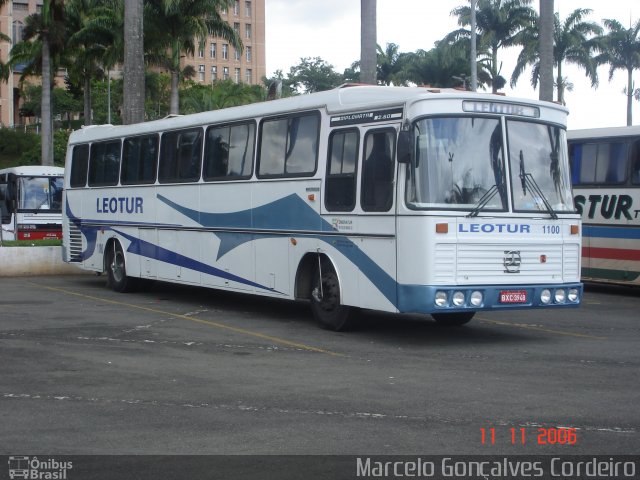 Leotur Transporte e Turismo 1100 na cidade de Aparecida, São Paulo, Brasil, por Marcelo Cordeiro. ID da foto: 2781212.