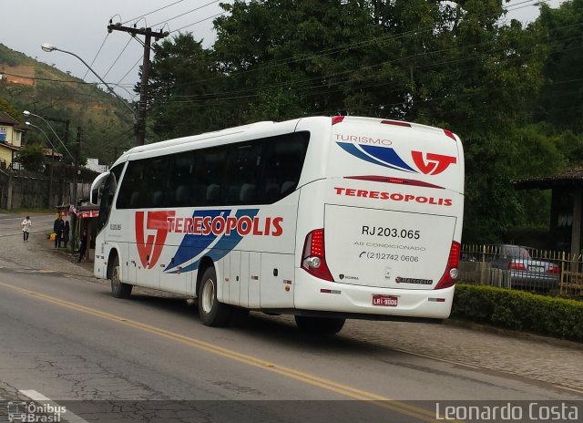 Viação Teresópolis RJ 203.065 na cidade de Teresópolis, Rio de Janeiro, Brasil, por Leonardo Costa. Número da foto: #2781047.
