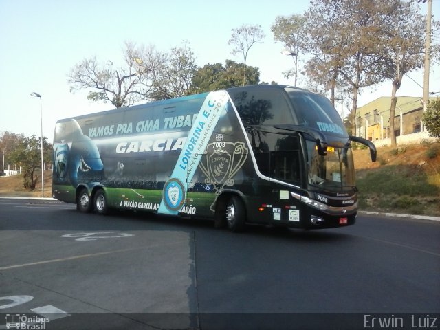 Viação Garcia 7008 na cidade de Ribeirão Preto, São Paulo, Brasil, por Erwin  Luiz. ID da foto: 2781026.