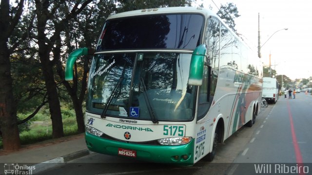 Empresa de Transportes Andorinha 5175 na cidade de Bragança Paulista, São Paulo, Brasil, por William de Souza Ribeiro. ID da foto: 2782026.