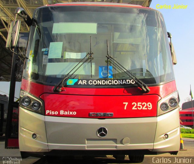 Viação Campo Belo 7 2529 na cidade de Brasília, Distrito Federal, Brasil, por Carlos Júnior. Número da foto: #2782075.