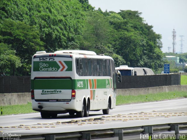 Cia. São Geraldo de Viação 14275 na cidade de São José dos Campos, São Paulo, Brasil, por Felipe Carvalho. Número da foto: #2782921.