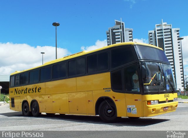 Viação Nordeste 6040 na cidade de Campina Grande, Paraíba, Brasil, por Felipe Pessoa de Albuquerque. ID da foto: 2784911.