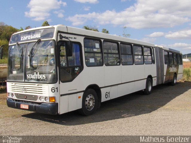 Stadtbus 61 na cidade de Santa Cruz do Sul, Rio Grande do Sul, Brasil, por Matheus Goelzer. Número da foto: #2783009.