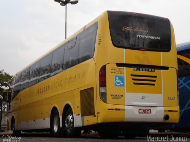 Viação Itapemirim 48111 na cidade de São Paulo, São Paulo, Brasil, por Manoel Junior. Número da foto: #2783561.