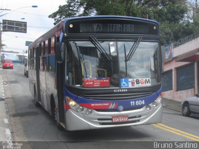 Viação Pirajuçara 11.604 na cidade de Taboão da Serra, São Paulo, Brasil, por Bruno Santino. ID da foto: 2783696.