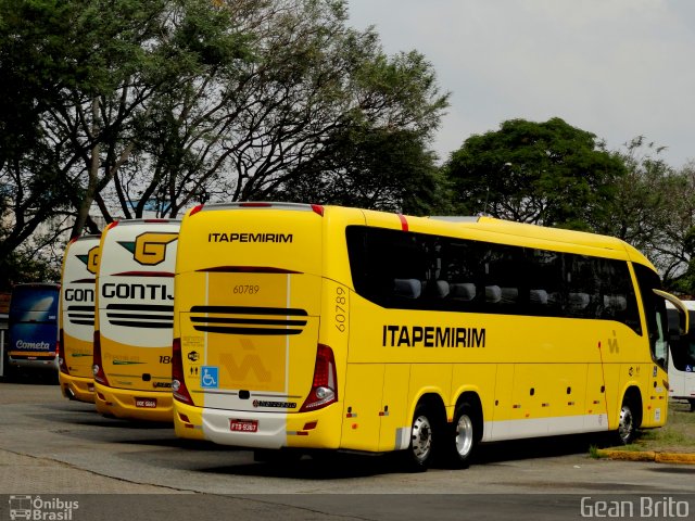 Viação Itapemirim 60789 na cidade de São Paulo, São Paulo, Brasil, por Gean Brito. Número da foto: #2783883.