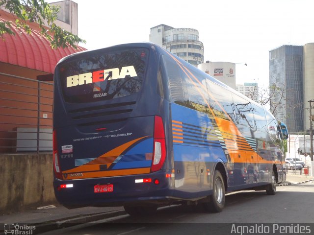 Breda Transportes e Serviços 1711 na cidade de São Bernardo do Campo, São Paulo, Brasil, por Agnaldo Penides. Número da foto: #2783435.