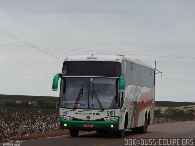 Empresa de Transportes Andorinha 5191 na cidade de Campo Verde, Mato Grosso, Brasil, por Josué Tavares. ID da foto: 2783995.