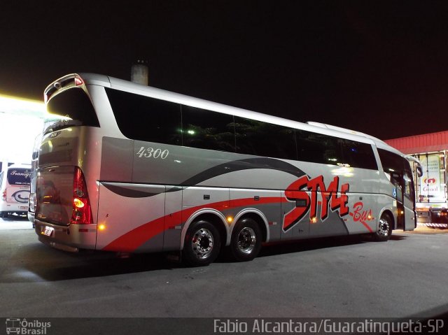 Style Bus 4300 na cidade de Guaratinguetá, São Paulo, Brasil, por Fabio Alcantara. Número da foto: #2747069.
