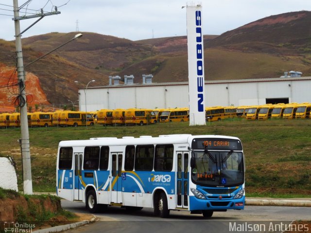 TRANSA - Transa Transporte Coletivo 751 na cidade de Três Rios, Rio de Janeiro, Brasil, por Maílsøn Antunes. ID da foto: 2746638.