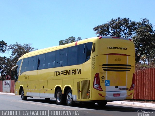 Viação Itapemirim 60531 na cidade de Brasília, Distrito Federal, Brasil, por Gabriel Carvalho. ID da foto: 2747206.