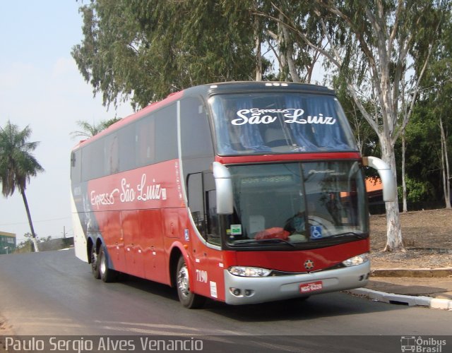 Expresso São Luiz 7190 na cidade de Cuiabá, Mato Grosso, Brasil, por Paulo Sergio Alves Venancio. Número da foto: #2746931.