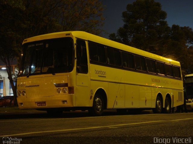 Viação Itapemirim 41031 na cidade de Curitiba, Paraná, Brasil, por Diogo Viec. ID da foto: 2747913.