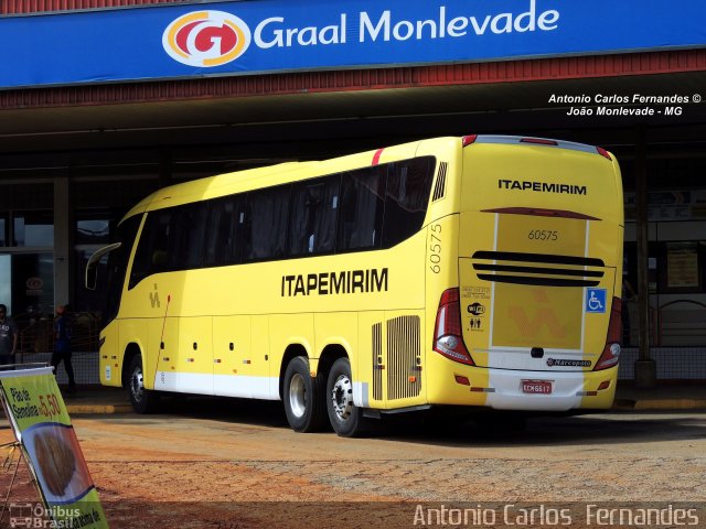 Viação Itapemirim 60575 na cidade de João Monlevade, Minas Gerais, Brasil, por Antonio Carlos Fernandes. Número da foto: #2747196.