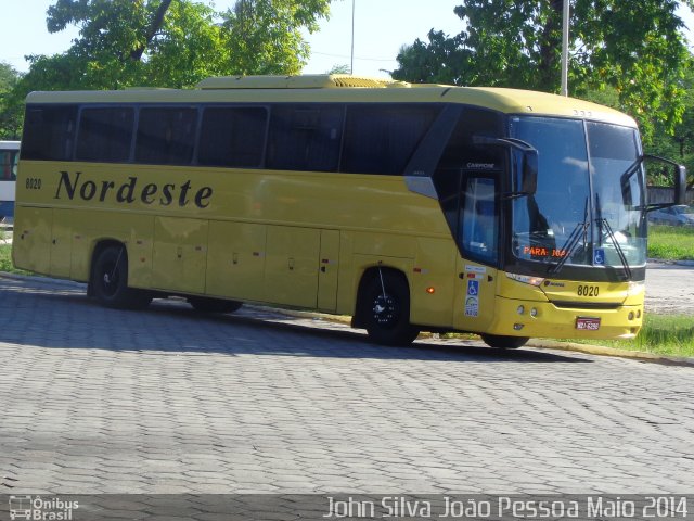 Viação Nordeste 8020 na cidade de João Pessoa, Paraíba, Brasil, por Jonathan Silva. Número da foto: #2748208.