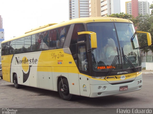 Viação Nordeste 8050 na cidade de Fortaleza, Ceará, Brasil, por Flávio Eduardo. Número da foto: #2785619.