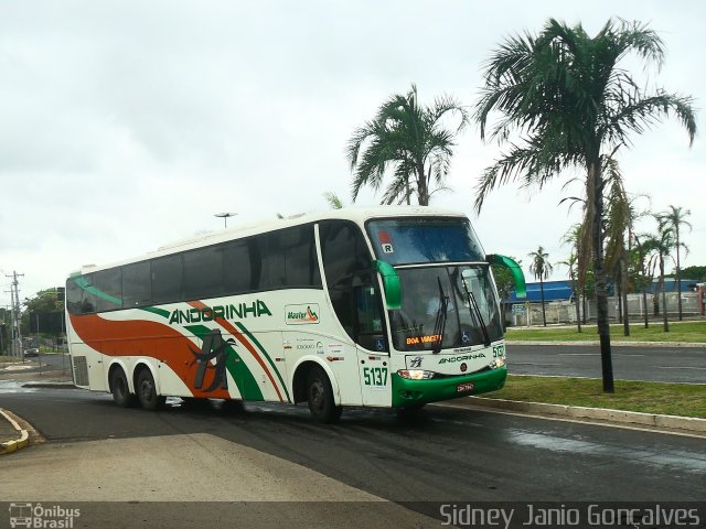 Empresa de Transportes Andorinha 5137 na cidade de Campo Grande, Mato Grosso do Sul, Brasil, por Sidney Janio Gonçalves. ID da foto: 2786493.