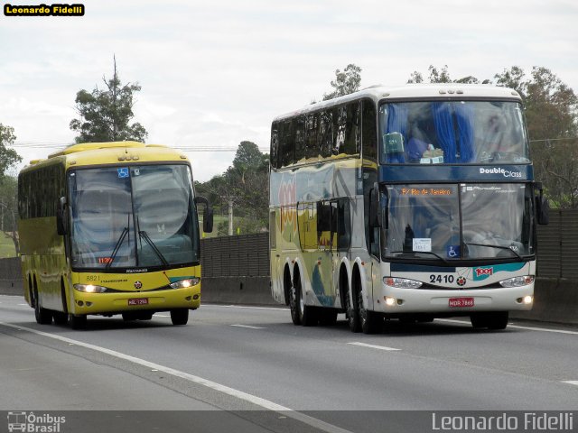 Auto Viação 1001 2410 na cidade de Guaratinguetá, São Paulo, Brasil, por Leonardo Fidelli. ID da foto: 2785785.