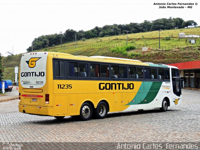 Empresa Gontijo de Transportes 11235 na cidade de João Monlevade, Minas Gerais, Brasil, por Antonio Carlos Fernandes. ID da foto: 2785659.