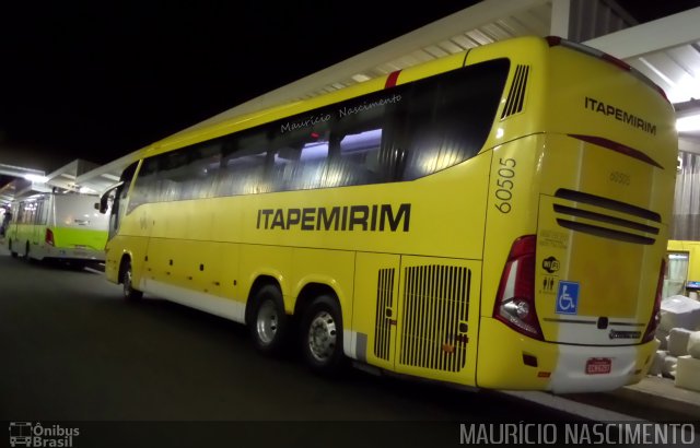 Viação Itapemirim 60505 na cidade de Belo Horizonte, Minas Gerais, Brasil, por Maurício Nascimento. Número da foto: #2786589.