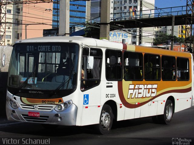 Transportes Fabio's DC 2.224 na cidade de Duque de Caxias, Rio de Janeiro, Brasil, por Victor Schanuel. ID da foto: 2788693.