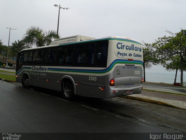 Auto Omnibus Circullare 2205 na cidade de Caraguatatuba, São Paulo, Brasil, por Gabriel D` Arque  Martins. Número da foto: #2787383.