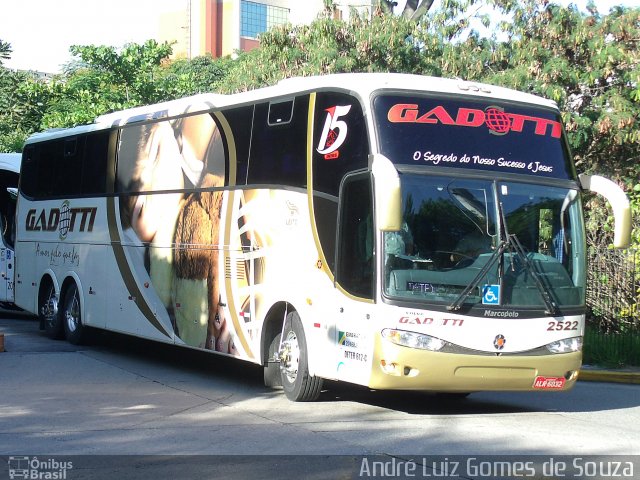 Auto Viação Gadotti 2522 na cidade de São Paulo, São Paulo, Brasil, por André Luiz Gomes de Souza. Número da foto: #2787167.