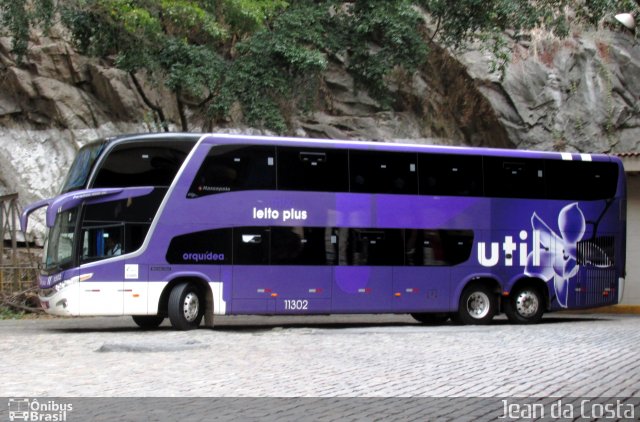 UTIL - União Transporte Interestadual de Luxo 11302 na cidade de Barra Mansa, Rio de Janeiro, Brasil, por Jean da Costa. Número da foto: #2787348.