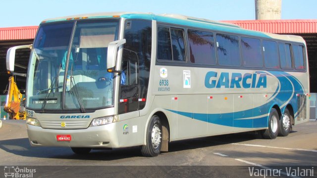 Viação Garcia 6938 na cidade de Londrina, Paraná, Brasil, por Vagner Valani. ID da foto: 2788213.