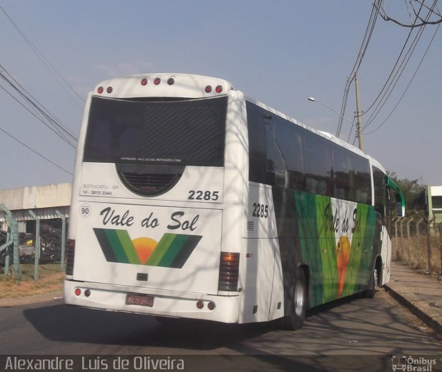 Transportadora Vale do Sol 2285 na cidade de Botucatu, São Paulo, Brasil, por Alexandre  Luis de Oliveira. ID da foto: 2787984.