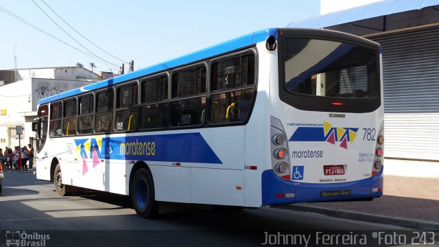 Auto Ônibus Moratense 782 na cidade de Francisco Morato, São Paulo, Brasil, por Johnny Ferreira. Número da foto: #2789512.
