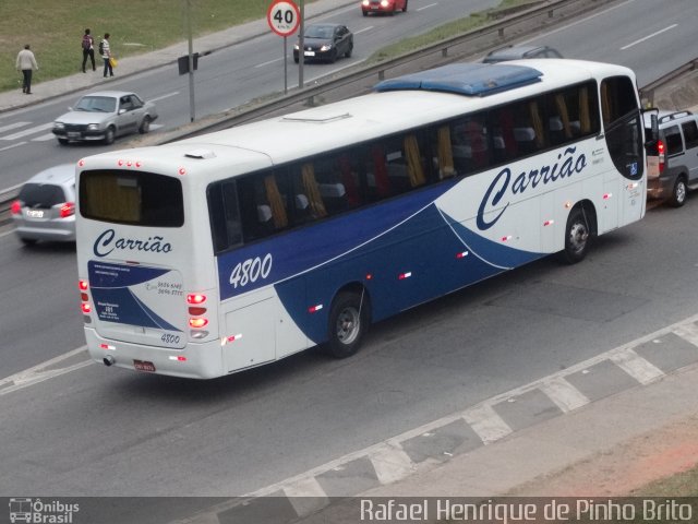Carrião Transporte e Turismo 4800 na cidade de Barueri, São Paulo, Brasil, por Rafael Henrique de Pinho Brito. ID da foto: 2792099.