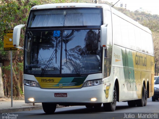 Empresa Gontijo de Transportes 11545 na cidade de Belo Horizonte, Minas Gerais, Brasil, por Júlio  Mandelli. ID da foto: 2793640.